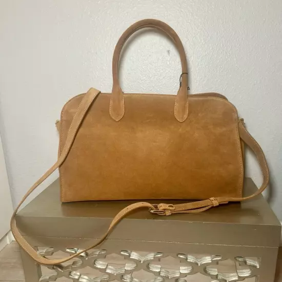 Viral Claudia Firenze Suede Tote Bag Purse