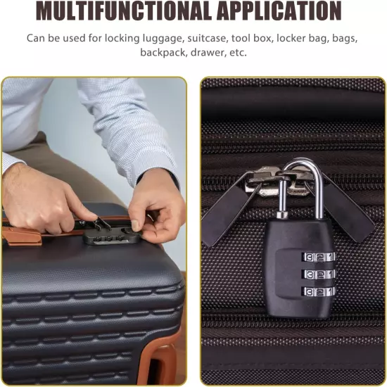 Luggage Locks, 3 Digits Combination Lock Travel Suitcase Lock Authentication Pas