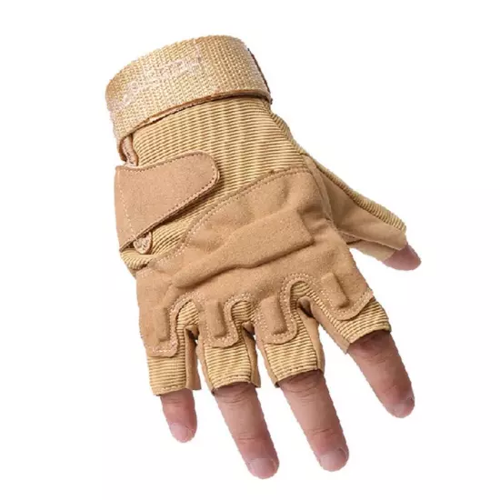 Half Finger Tactical Gloves Men's Outdoor Fitness Fighting Protective Sports