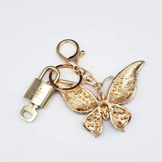 Authentic Louis Vuitton Lock & Key with unbranded Bagcharm, Keycharm, Keychain