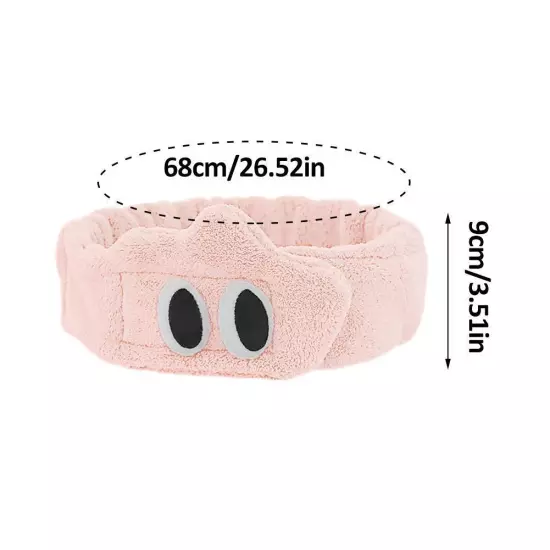 Cute Funny Plush Headband Fall & Winter Hair Band Headdress for Washing^ω