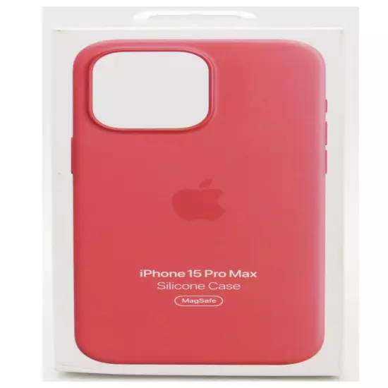 Genuine Apple Silicone Soft Case with MagSafe for Apple iPhone 15 Pro Max 6.7"