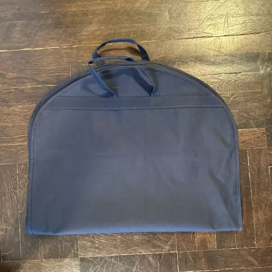 Ralph Lauren 53x24 Large Navy Garment Bag Heavy Canvas Nylon NEW Travel Luggage