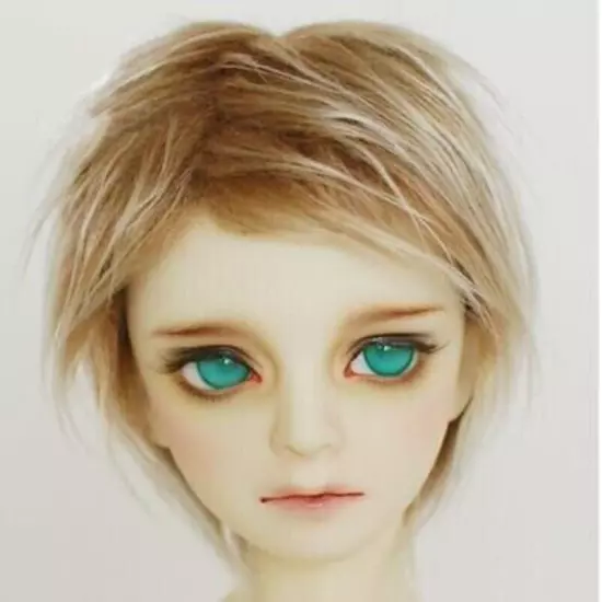 Handmade Toy 1/12 1/8 1/6 1/3 1/4 Doll Wig BJD/SD Doll Props Short Hair 1 Pcs