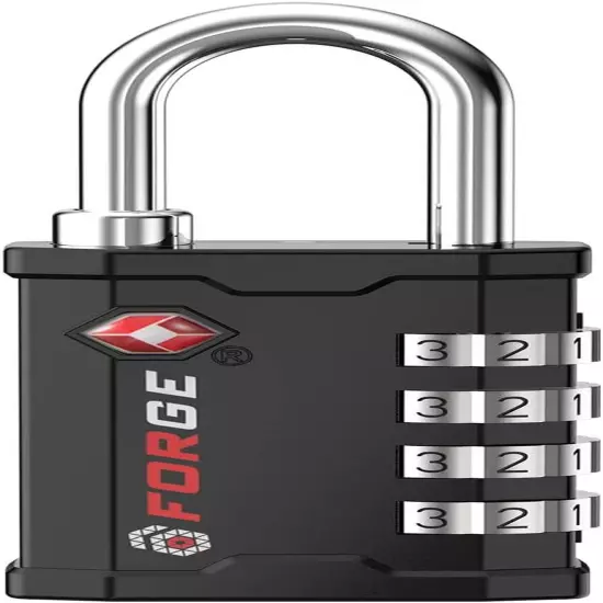 4 Digit 17067 TSA Approved Tool Box and Case Lock, Combination Padlock for Trave