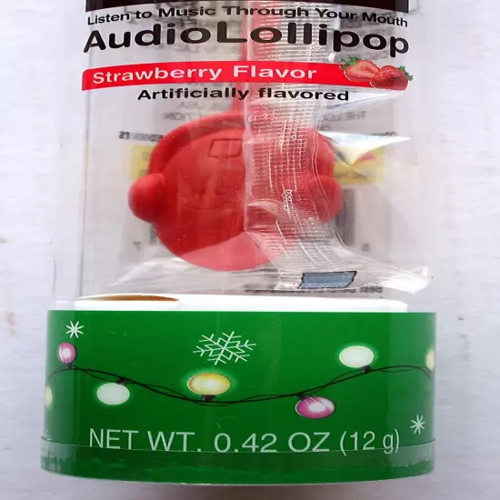 (2) Amos Tasty Sounds Through Your Mouth Lollipop Strawberry Flavor Best 12/2024