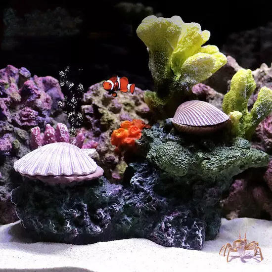 Artificial Resin Coral Reef Aquarium Ornaments Landscaping Fish Tank Decor Home