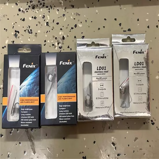 Empty Boxes for Fenix Flashlights for Collectible Storage