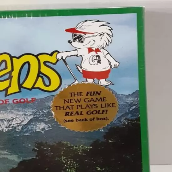 VINTAGE 1993 BEN LIGHTFOOT GOPHER GREENS GOLF BOARD GAME ~BNIP; FACTORY SEALED~