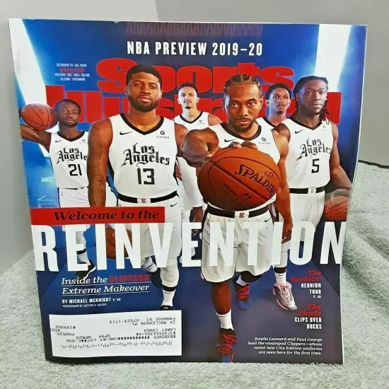 Sports Illustrated Kawhi Leonard Paul George Clippers October 2019 magazine