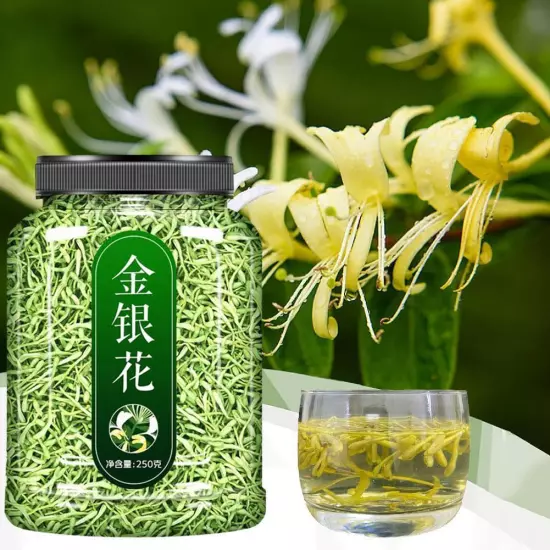 250g/ Bottle Honeysuckle Tea Bottle Clearing Heat and Detoxification Flower !