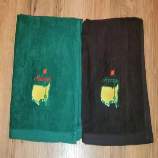 Masters Embroidered Golf Sport Towel Set 16x18 