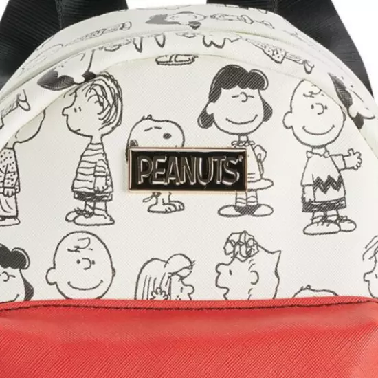 Peanuts Characters Mini Backpack - Charlie Brown, Snoopy, Linus, Lucy, Patty