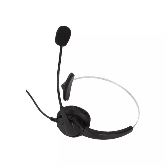 Telephone Headset Call Center Operator USB Corded Offical Headphone With...