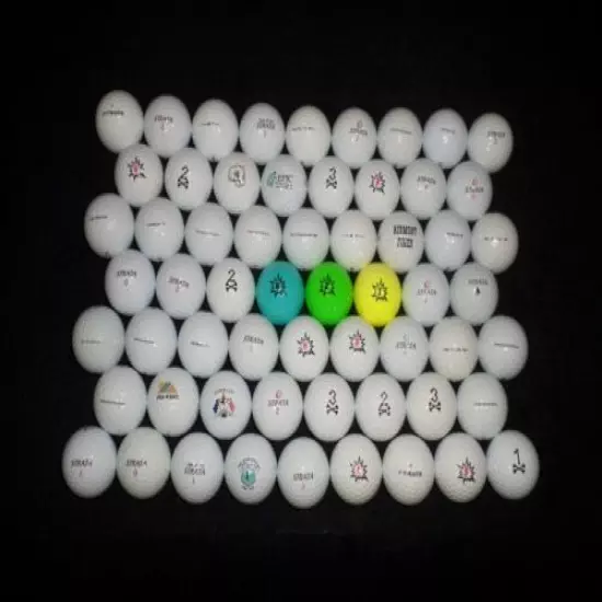 60 Strata Assorted Golf Balls