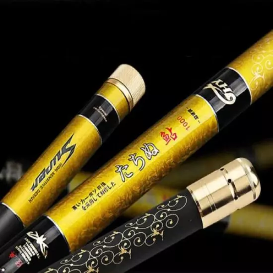 Ultrahard Fishing Rod Hand Pole Carbon Fiber Telescopic Overlength Freshwater S