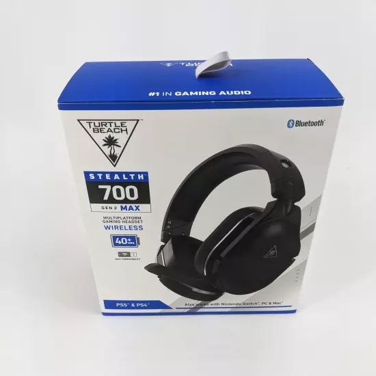 New Turtle Beach Stealth 700 Gen 2 MAX Wireless Gaming Headset Black TBS-2792-01