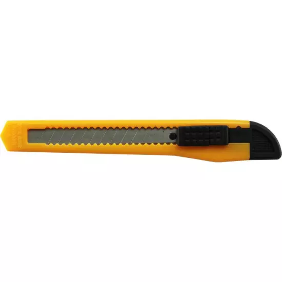 1000x Bulk Small Yellow Utility Knife Box Cutters Snap Off Blade 9MM Blade