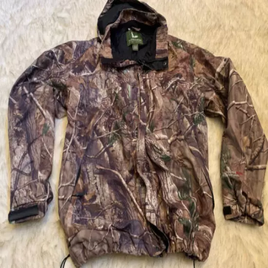 Men’s Field and Stream RealTree Camo Waterproof Outdoor Hooded Jacket (X-Large)