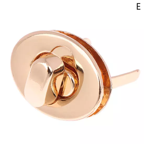 Metal Oval Twist Lock Clasp Turn Lock For DIY Handbag Purse Luggage Hardware