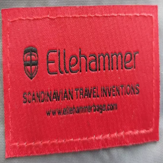 Ellehammer bag, travel document organizer, new with worn emblem, Denmark