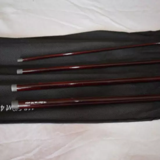 IM6 11ft 5/6wt 4 Sections SWITCH Fly Rod Blank (TRANSPARENT MAROON)