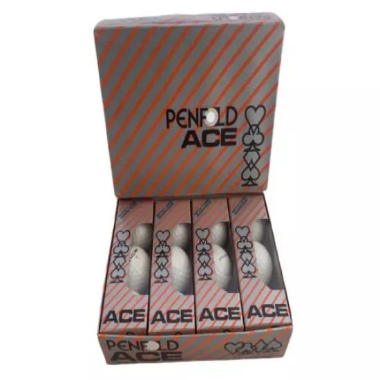  Vintage Penfold Ace Golf Balls Lot of 12 Balls 4 Sleeves 1980 New