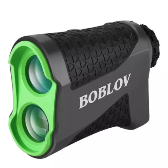 BOBLOV 6X 650Yards Golf Laser Rangefinder with Slope Flag Locking Free Carry Bag