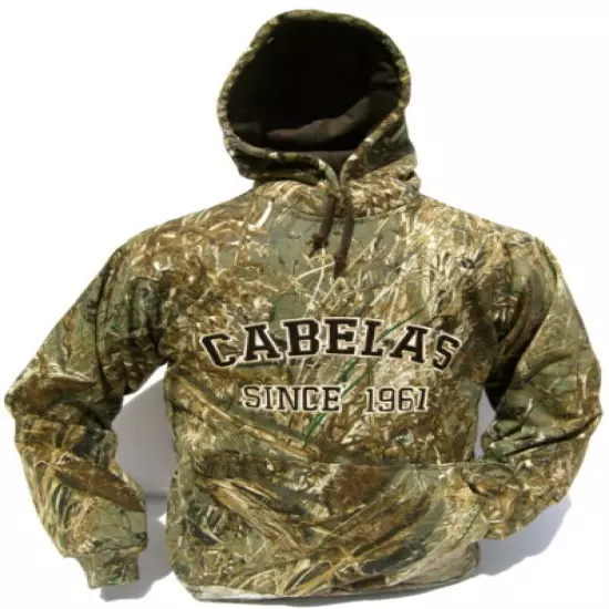 Cabela's Men's Mossy Oak DUCKBLIND Camo Heavyweight Waterfowler Hunting Hoodie