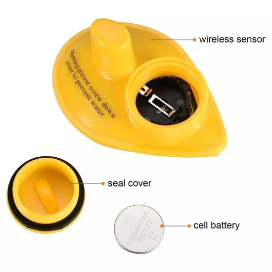 LUCKY FFW718 Wireless Sonar Underwater HD English Fishing Device / Fish Finder