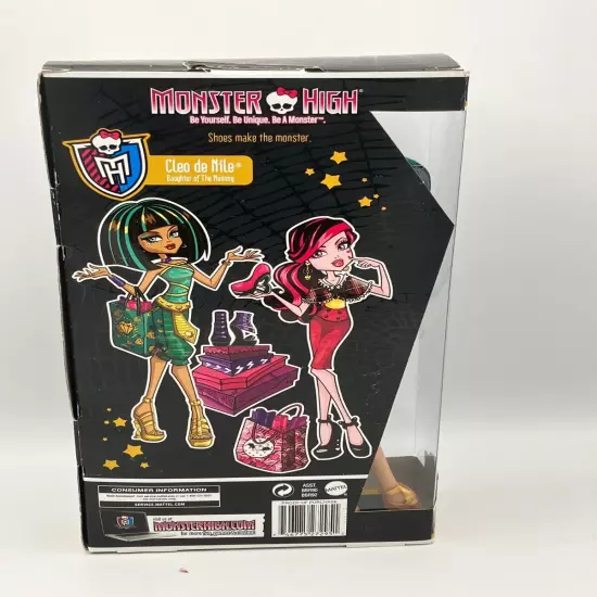 Monster High Cleo de Nile Daughter of the Mummy 2013 Rare NEW in box