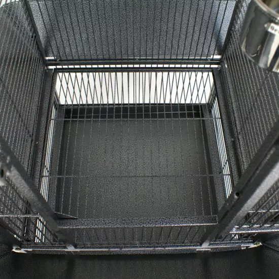 Multiple Sizes Rolling Bird Cage for Small Parrot Cockatiel Parakeet Cage Play