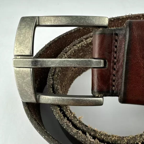 FOSSIL Men's Leather Belt Size 40 Brown mb125040040 Cargo Brown