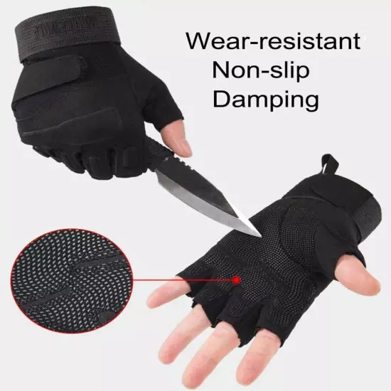 Wekin Tactical Gloves Full/Half Finger for Cycling M