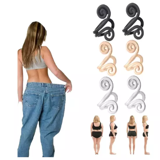 2 PCS Zunis Non Pierced Acupressure Slimming Earring Cuffs Ear Cartilage 