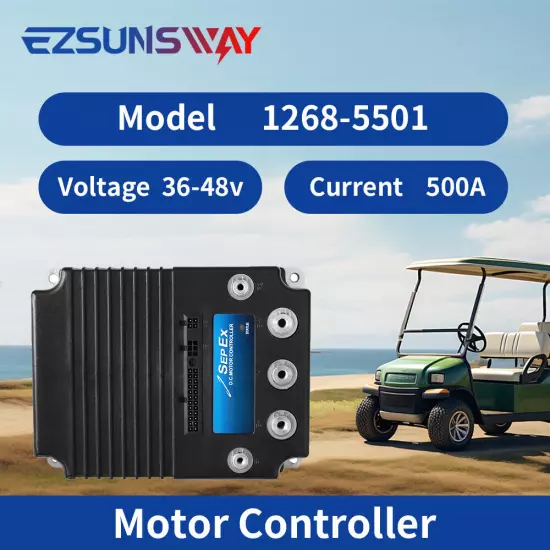 48V 500A DC Motor Speed Controller fits Curtis EZGO Club Car Golf Cart#1268-5501