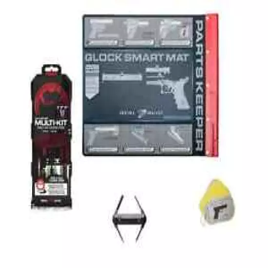 Real Avid Glock Cleaning Kit with Gun Boss, 4-in-1 Tool, Smart Mat & Field Guide