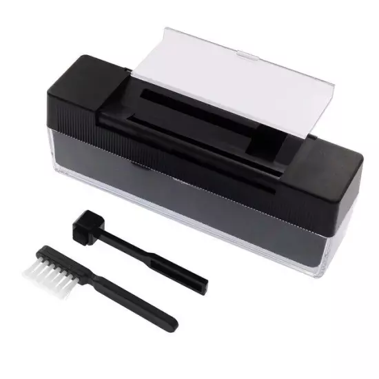 Record Cleaning Kit - Vinyl brush,Cleaning Fluid,Vacuum wand - Replaceable Pads