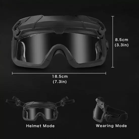 Outdoor CS Army Tactical Military Goggles Windproof Protective Glasses for Men