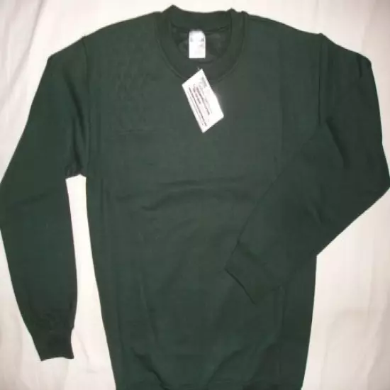 SMALL Right Hand Trap/Skeet Pad FOREST GREEN Heavy Blend Shooting Sweatshirt