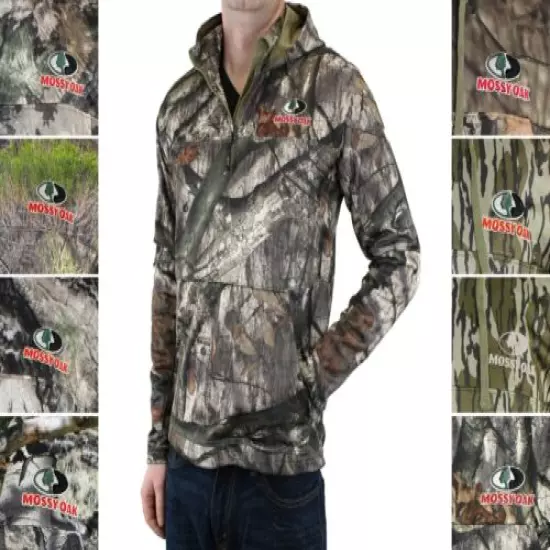 EHG Men's Hoodie Elite Teton 2-Pocket Quarter Zip Technical Hunting MWCQ009