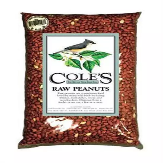 Coles Wild Bird Products Co COLESGCRP20 Raw Peanuts 20 lbs.