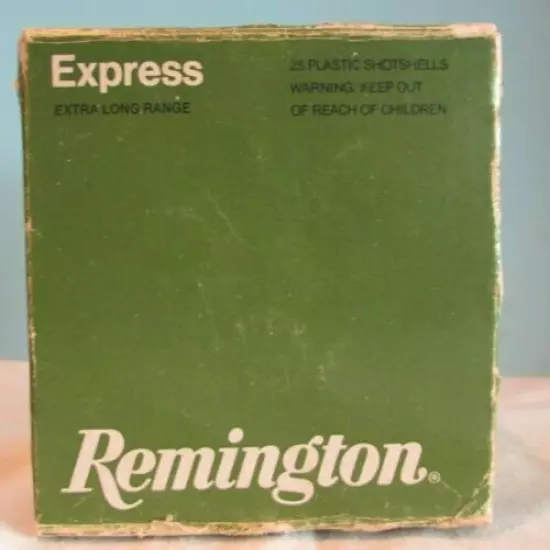 VINTAGE LONG RANGE REMINGTON EXPRSS CARTRIDGE SHELLS Box Empty