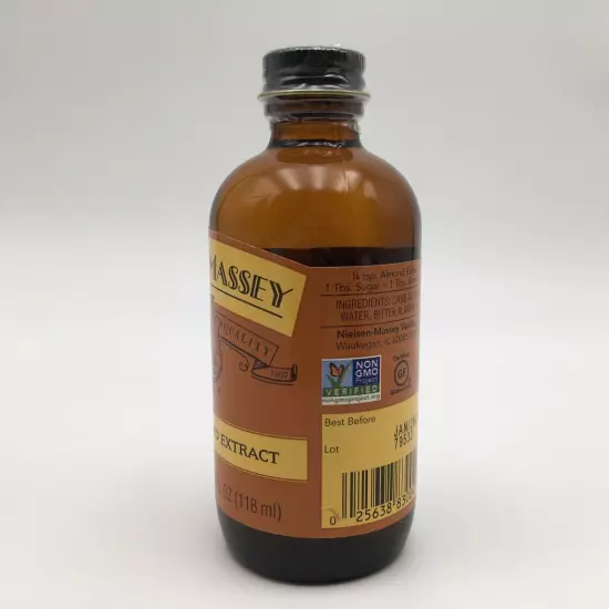 Nielsen-Massey Pure Almond Extract 4 oz Best Before 01/2025