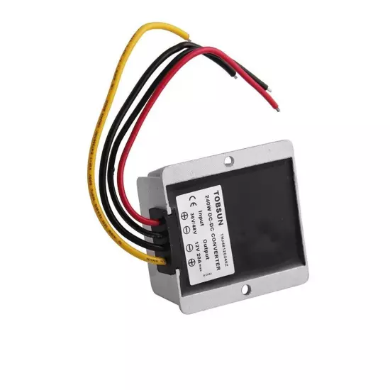 Waterproof Voltage Reducer Converter 48V 36V Volt To 12V For Golf Cart Club Car.