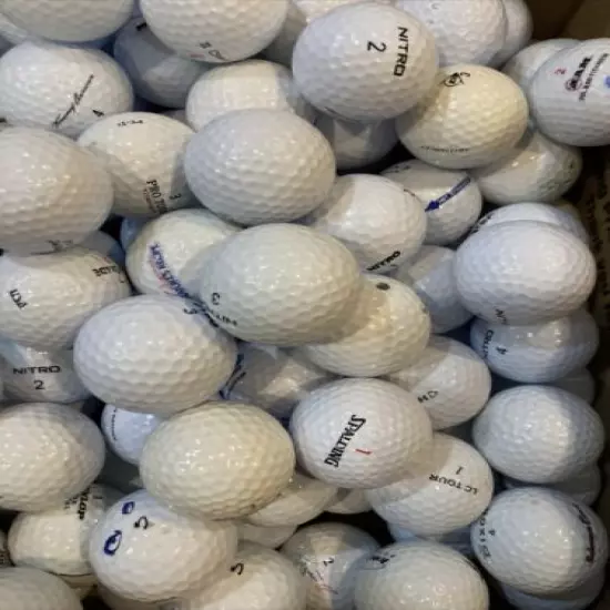 100 Used Misc Golf Balls Mint-AAAAA