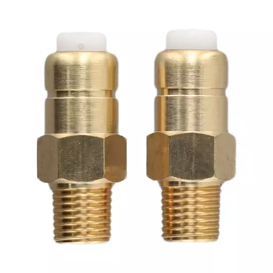 2Pcs 1/4 Thermal Release Safety Relief Valve For Pressure Washer Water Pumps