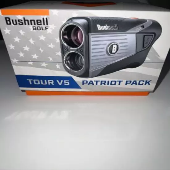 New Bushnell Tour v5 Patriot Pack Laser Rangefinder Tour v5 Range Finder Golf