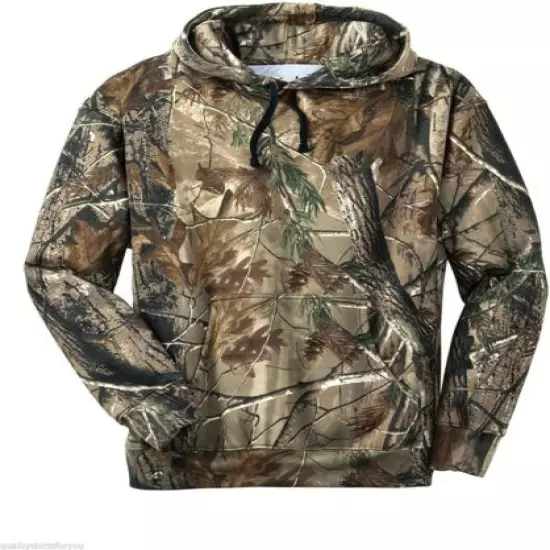  Realtree Xtra Hardwoods Camo Pullover Hoodie Sweatshirt Size Xxl Pocket 