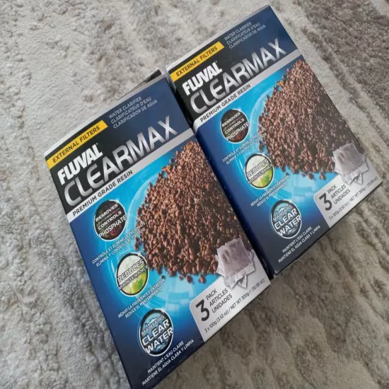 Fluval ClearMax Phosphate Remover Chemical Filter Media for Aquariums 100g New